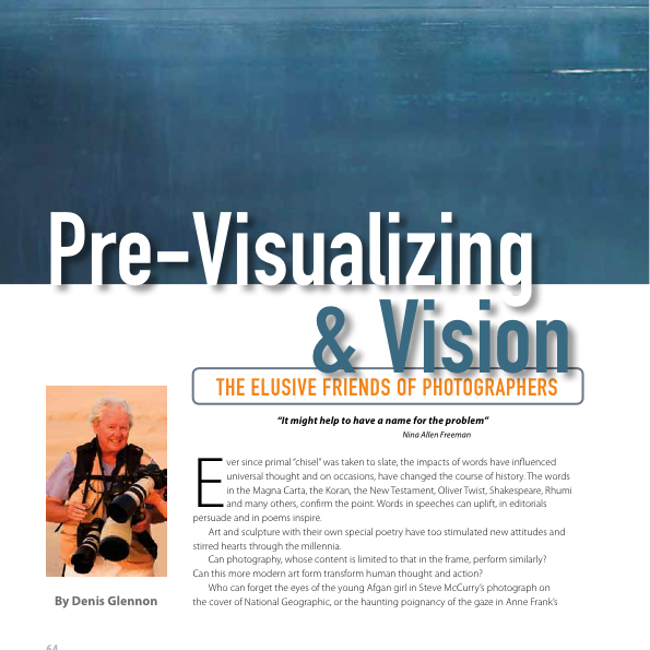 Pre-Visualizing & Vision – The Elusive Friends of Photographers